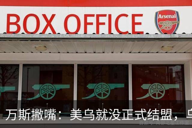 万斯撇嘴：美乌就没正式结盟，乌克兰不应加入北约