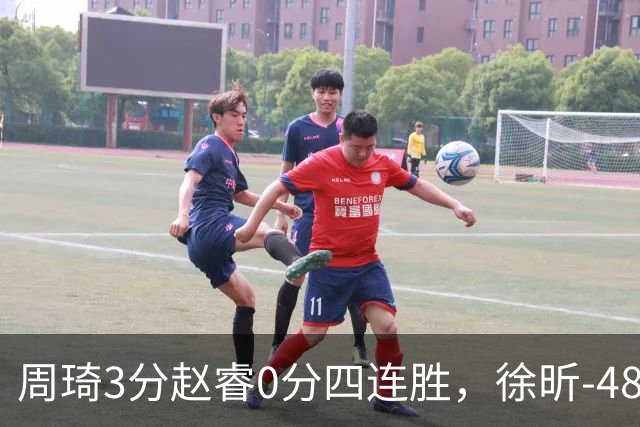 周琦3分赵睿0分四连胜，徐昕-48全队最低，张文杰陈国豪9中0